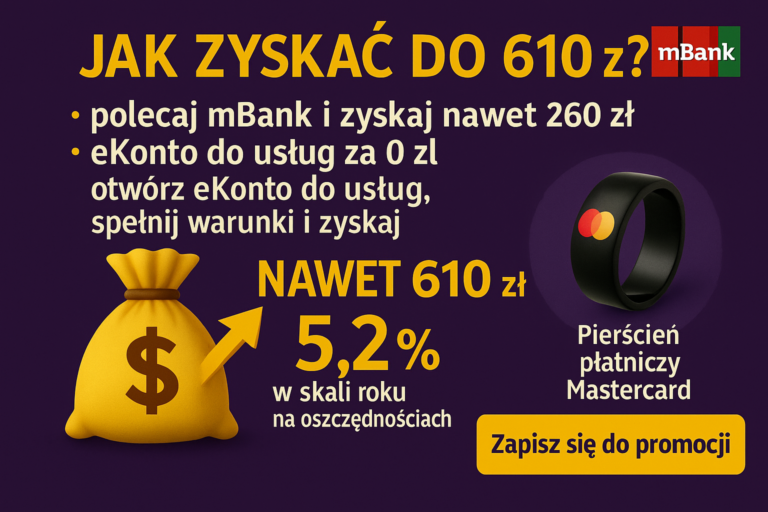 mBank – zyskaj do 870 zł